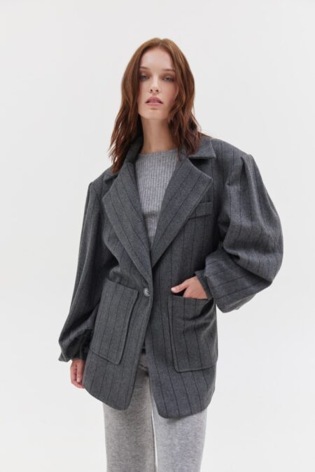 Heather coat Grey