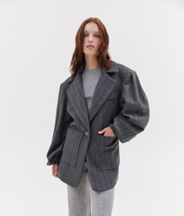 Heather coat Grey