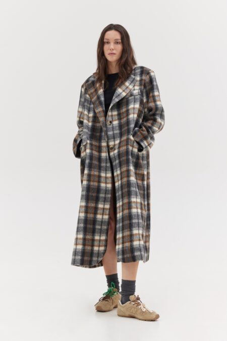 Jenny coat camel plaid