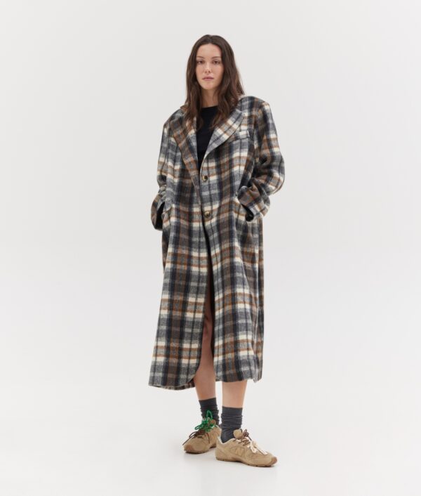 Jenny coat camel plaid