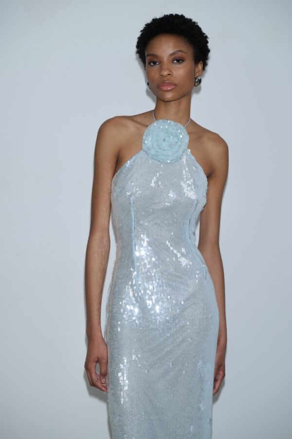 Carrie sequin dress Baby Blue