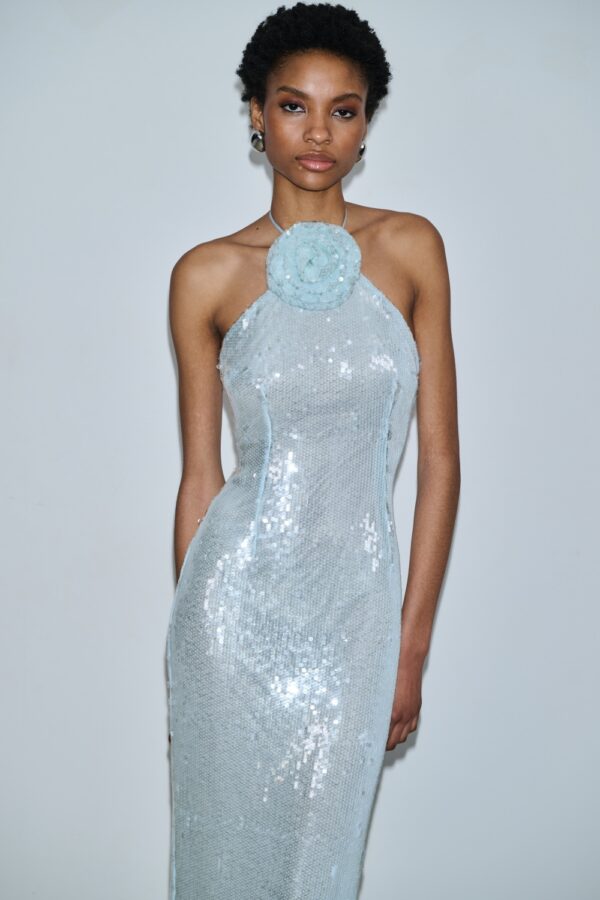 Carrie sequin dress Baby Blue