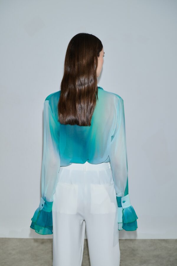 Alma shirt Ombre Green