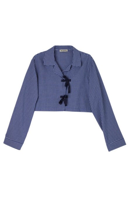 Cropped shirt/Milk white πουκάμισο