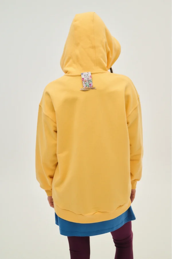 Hoodie one color/ P.C.P μπλούζα - Image 2