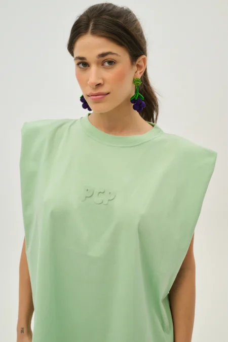 Bubble pistachio t-shirt / P.C.P μπλούζα