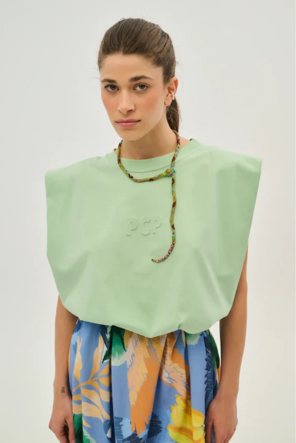 Bubble pistachio t-shirt / P.C.P μπλούζα - Image 3