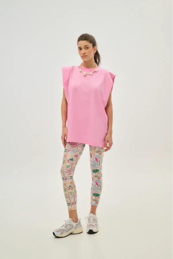 Bubble sleeveless t-shirt /P.C.P μπλούζα