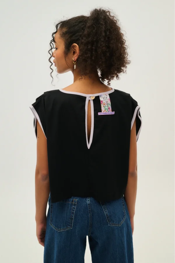 Polly crop t-shirt /P.C.P μπλούζα - Image 2
