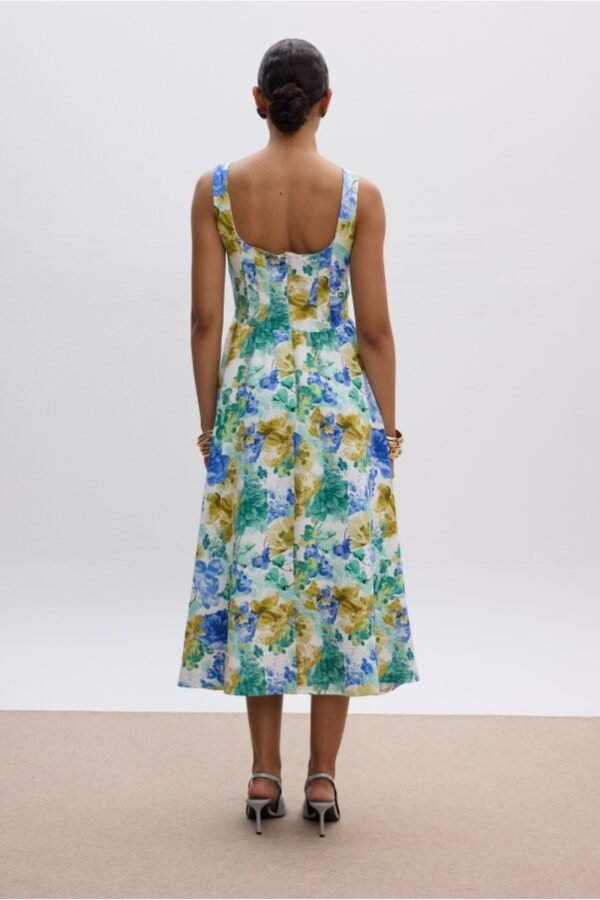 Stephania Midi Dress/Ciel φόρεμα - Image 2