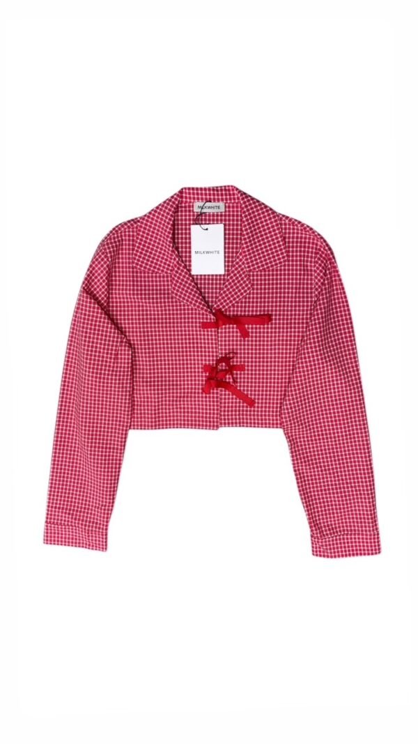 Cropped shirt/Milk white πουκάμισο