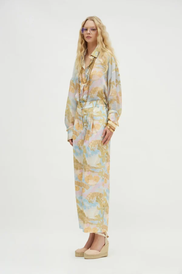 Ava Pants (Sky blue)/Hemithea παντελόνι - Image 3