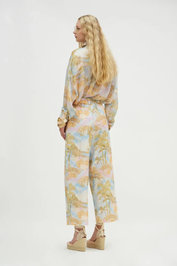 Ava Pants (Sky blue)/Hemithea παντελόνι - Image 4