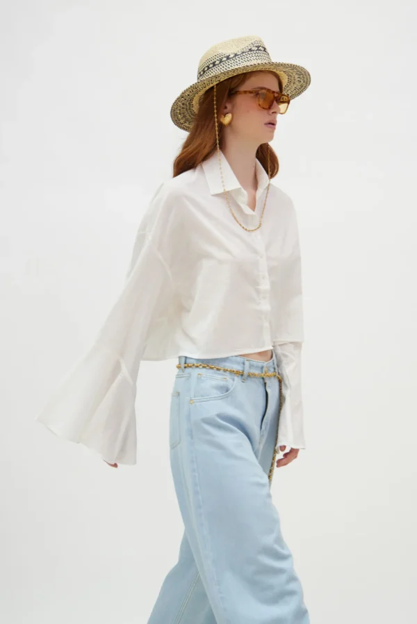 Vienna Shirt (White)/Hemithea πουκάμισο