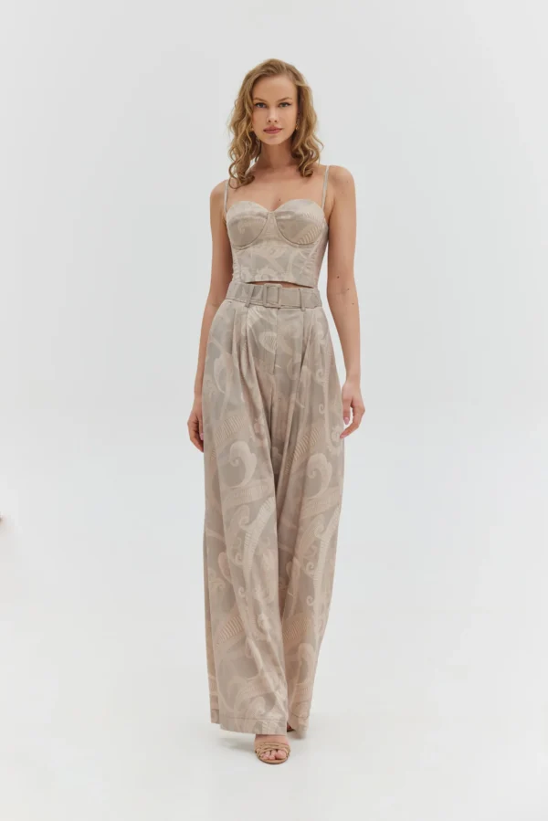 Martha Pants (Taupe)/Hemithea παντελόνι