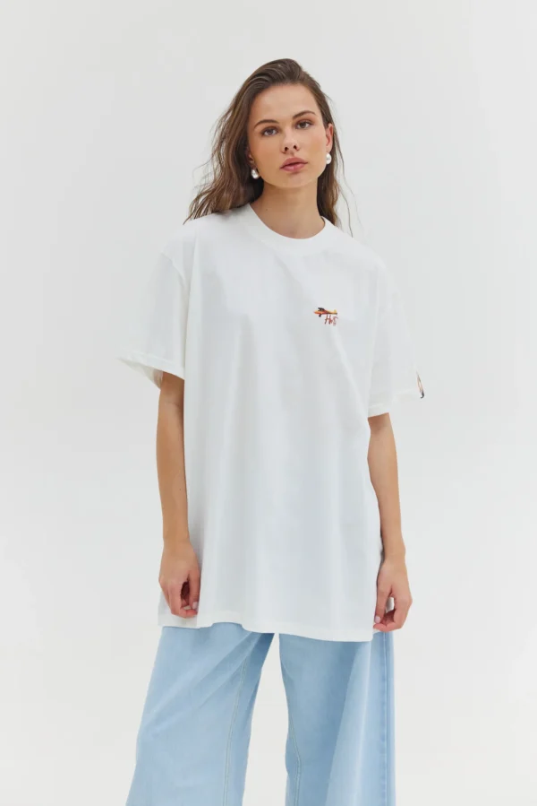 Cheetah Top White(Peru Wonderer)/Hemithea t-shirt - Image 2
