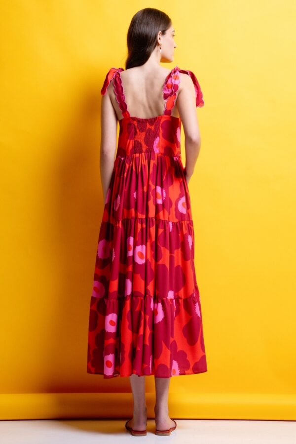 Aliky dress κεντημένες τιράντες / Mamoush φόρεμα - Image 2