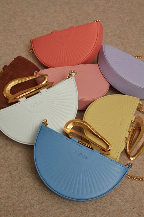 Daphne bag yellow/La Chaine δερμάτινη τσάντα - Image 2