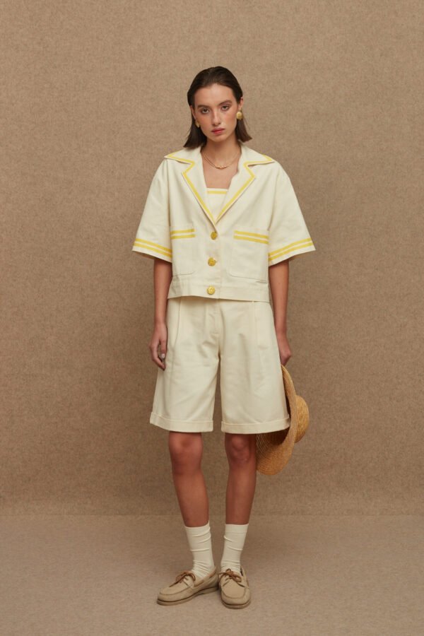 Parelthon short creme/La Chaine βερμούδα - Image 2