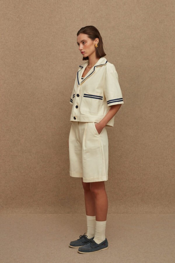 Parelthon short creme/La Chaine βερμούδα - Image 3