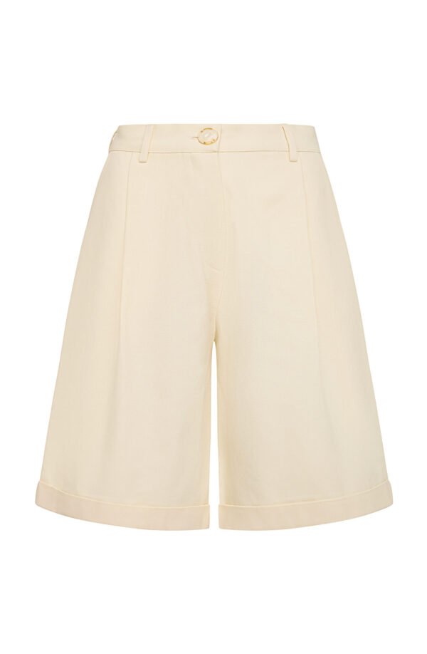 Parelthon short creme/La Chaine βερμούδα