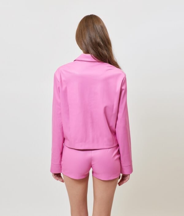 Gabriela jacket/Sunsetgo. jacket δερματίνη ροζ - Image 2