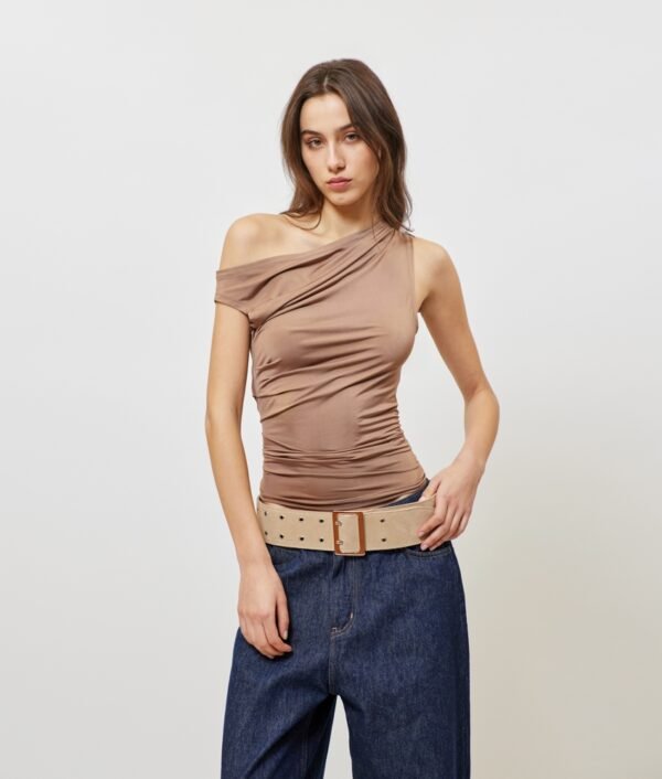 Rose belt / Sunsetgo. δερμάτινη ζώνη