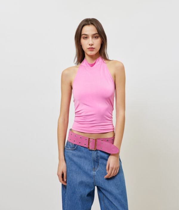 Rose belt / Sunsetgo. δερμάτινη ζώνη