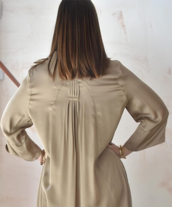 Satin loose summer dress (pouro)/Athina klo φόρεμα - Image 4