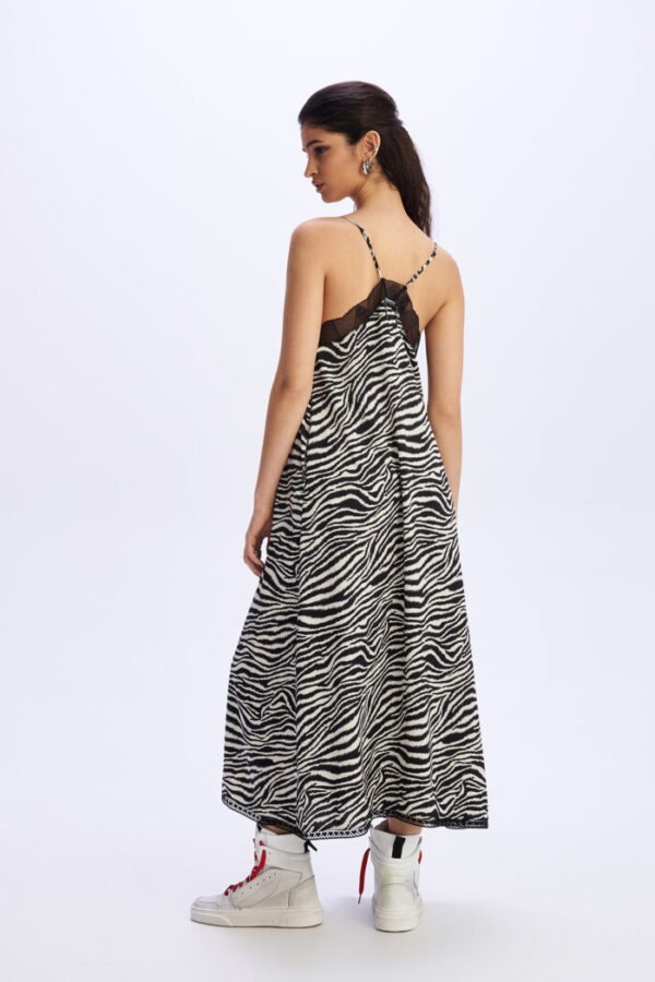 Zebra maxi slip dress / C9 φόρεμα - Image 3