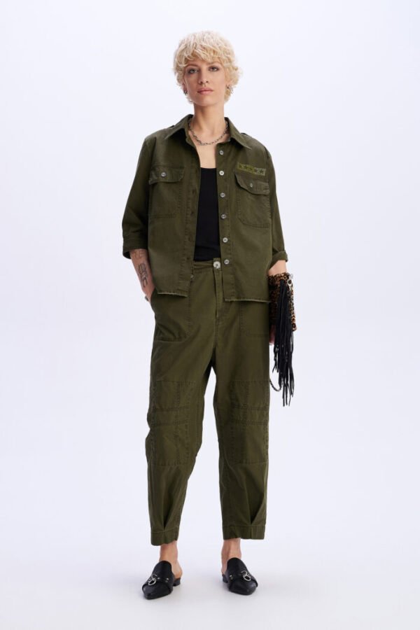 Military khaki jacket/ C9 τζακετ - Image 5
