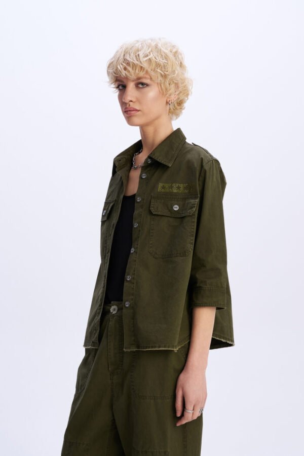Military khaki pants SERENITY FIELD - Image 4