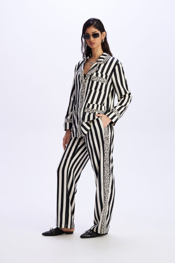 Black and white striped jacket/C9 πουκάμισο - Image 2