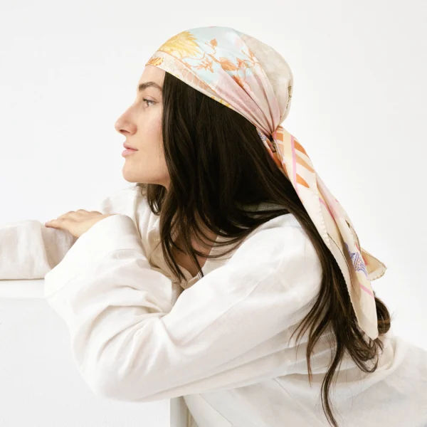 Focale Scarf [Baby Pink]/Hemithea φουλάρι - Image 2