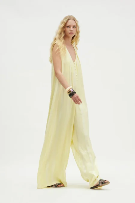 Ftelia Jumpsuit (Banana yellow)/Hemithea ολόσωμη φόρμα