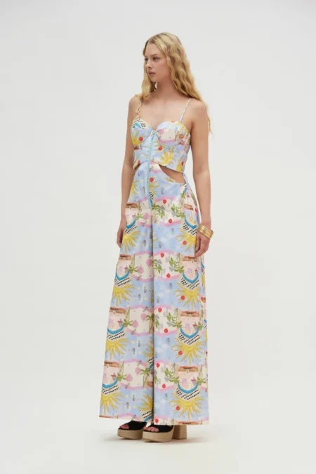 Brigite Jumpsuit (Barbie Pink)/Hemithea ολόσωμη φόρμα