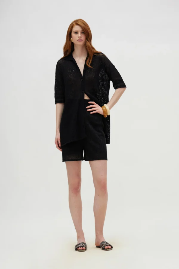 Fiji Shorts (Black)/Hemithea σορτς