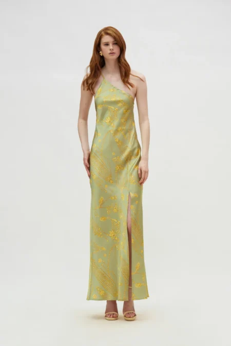 Musa Dress (Gold green)/Hemithea φόρεμα