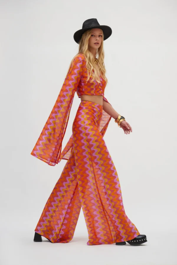 Catalina Pants (Orange)/Hemithea παντελόνι - Image 4