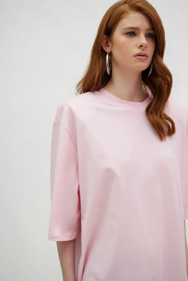 Hemithea Sahara T-shirt (Barbie Pink) - Image 3