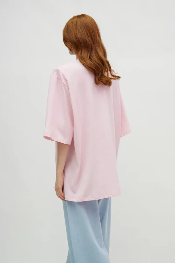 Hemithea Sahara T-shirt (Barbie Pink) - Image 4