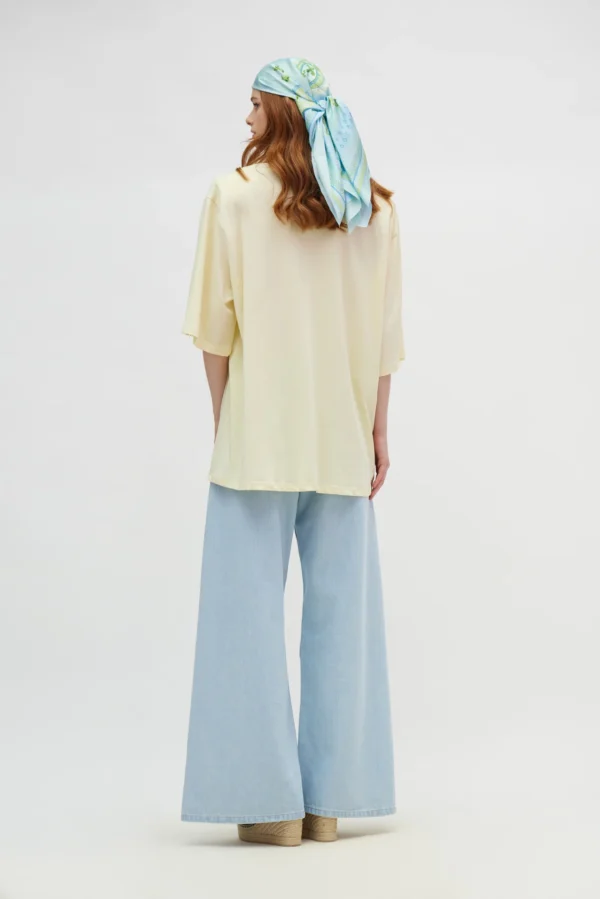 Hemithea Sahara T-shirt (Banana Yellow) - Image 2