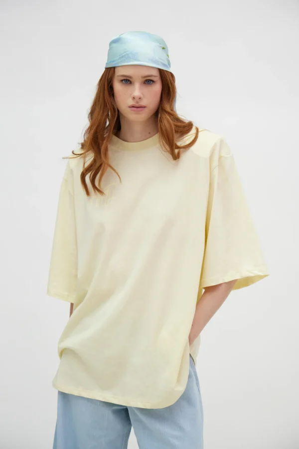 Hemithea Sahara T-shirt (Banana Yellow) - Image 3