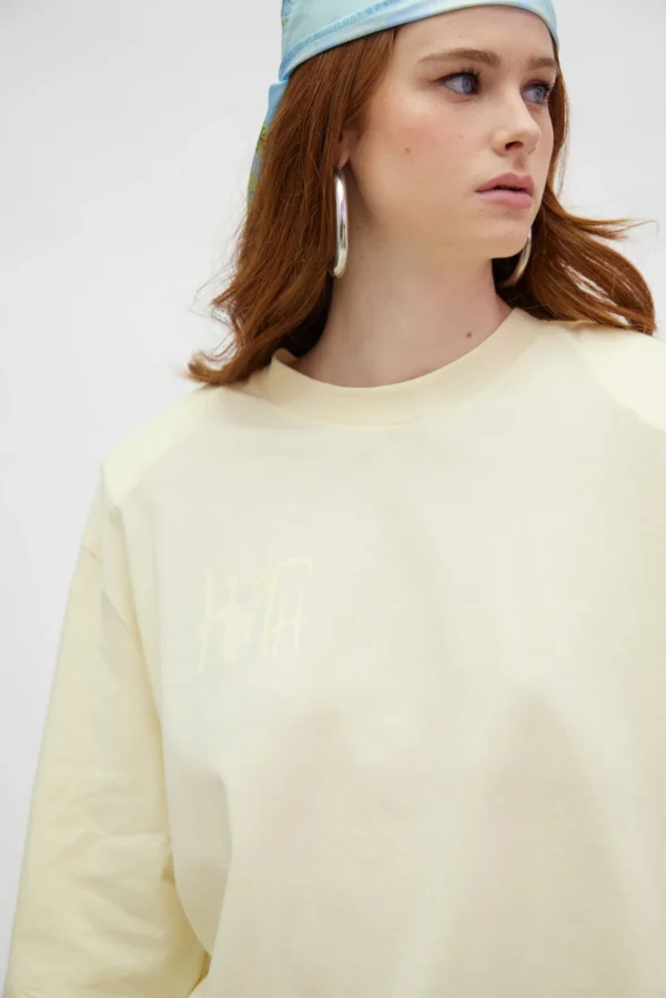 Hemithea Sahara T-shirt (Banana Yellow) - Image 4