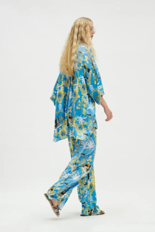 Yvonne Pants (Capri blue)/Hemithea παντελόνι - Image 3