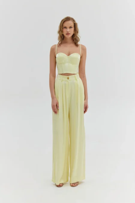 Martha Pants (Banana yellow)/Hemithea παντελόνι