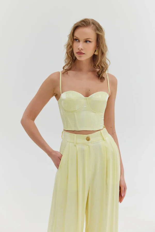 Charis Top (Banana yellow)/Hemithea top - Image 2