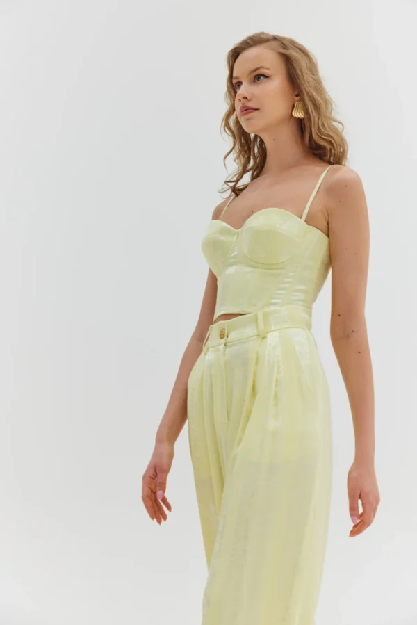 Charis Top (Banana yellow)/Hemithea top - Image 4