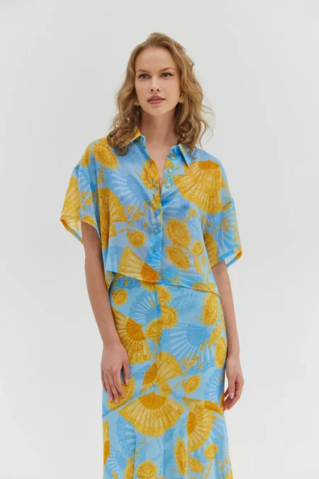 Rio Shirt (Denim blue)/Hemithea πουκάμισο