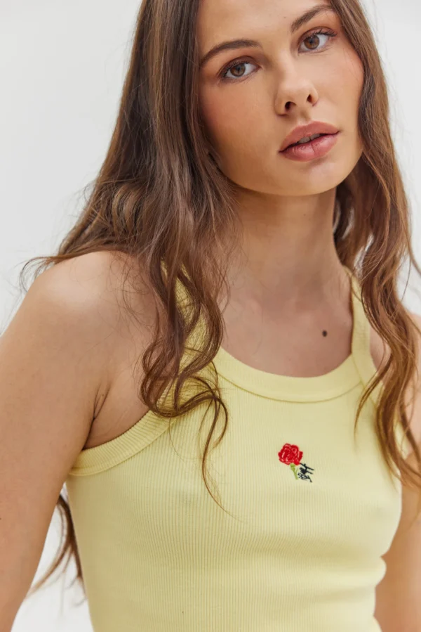 Piera Top (Banana yellow)/Hemithea top - Image 2